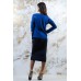 Embroidered Costume "Fairy World" Electric Navy